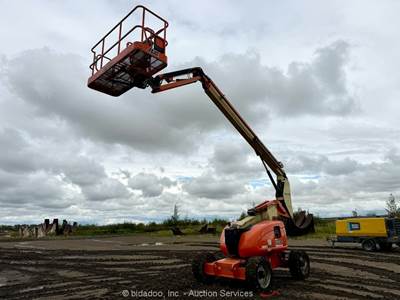 2013 JLG 600AJ 60' 4WD Diesel Articulating Boom Lift Man Aerial Platform bidadoo