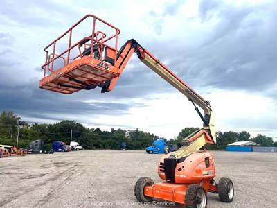 2016 JLG 600AJ 60' 4WD Diesel Articulating Boom Lift Man Aerial Platform bidadoo