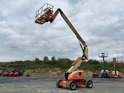 2016 JLG 600AJ 60' 4WD Diesel Articulating Boom Lift Man Aerial Platform bidadoo
