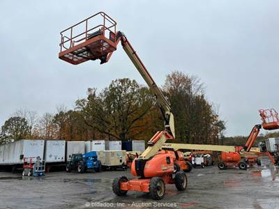 2012 JLG 600AJ 60’ 4WD Diesel Articulating Boom Lift Man Aerial Platform bidadoo