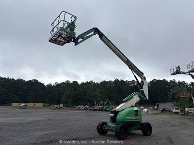 2015 JLG 600AJN 60' 4WD Dual Fuel Articulating Boom Lift Man Aerial Jib bidadoo