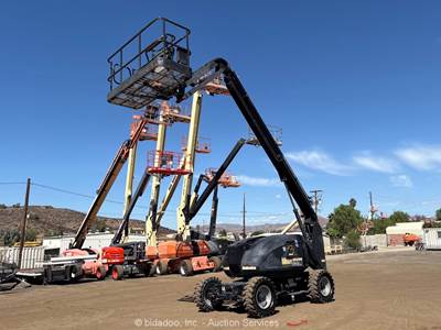 2018 JLG 600AJN 60' D/F Articulating Boom Lift Aerial Platform Manlift bidadoo