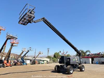 2017 JLG 800A 80' 4WD Diesel Articulating Boom Lift Man Aerial Platform bidadoo