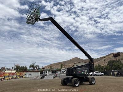2017 JLG 800A 80' 4WD Diesel Articulating Boom Lift Platform Aerial bidadoo