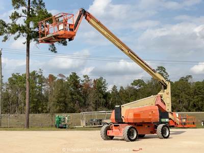 2014 JLG 800AJ 80' 4WD Diesel Articulating Boom Lift Man Aerial SkyPower bidadoo
