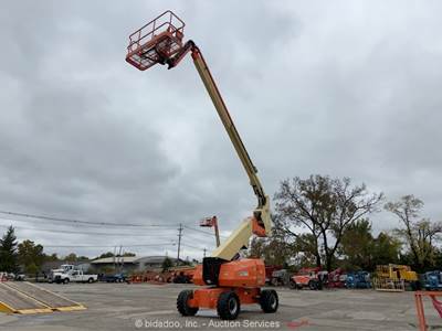 2007 JLG 800AJ 80' 4WD Diesel Articulating Boom Lift Man Recon Aerial bidadoo