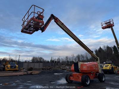 2014 JLG 800AJ 80' 4WD Diesel Articulating Boom Lift Man Aerial Platform bidadoo