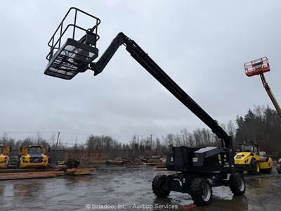 2014 JLG 800AJ 80' 4WD Dual Fuel Articulating Boom Lift Man Aerial bidadoo