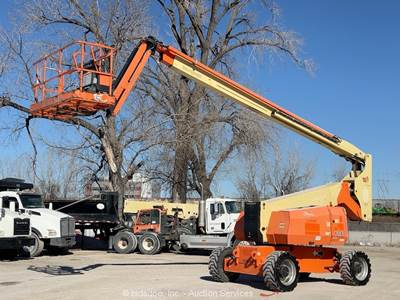 2016 JLG 800AJ 80' 4WD Diesel Articulating Boom Lift Man Aerial SkyPower bidadoo