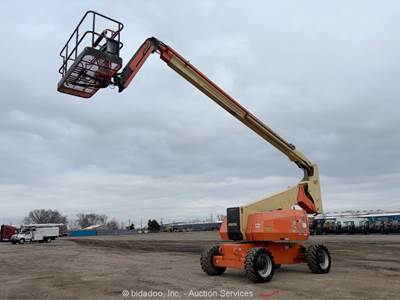 2016 JLG 800AJ 80' 4WD Diesel Articulating Boom Lift Man Aerial Skypower bidadoo