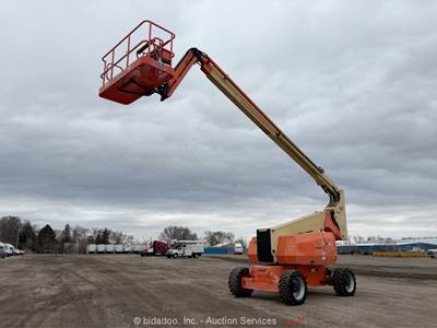 2016 JLG 800AJ 80' 4WD Diesel Articulating Boom Lift Platform SkyPower bidadoo