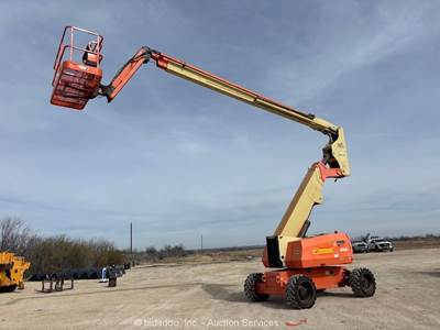 2016 JLG 800AJ 80' 4WD Diesel Articulating Boom Lift Man Aerial SkyPower bidadoo