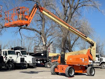 2015 JLG 800AJ 80' 4WD SkyPower Diesel Articulating Boom Lift Man Aerial bidadoo