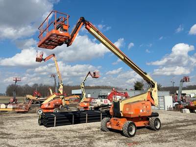 2014 JLG 800AJ 80’ 4WD Diesel Articulating Boom Lift Man Aerial Platform bidadoo