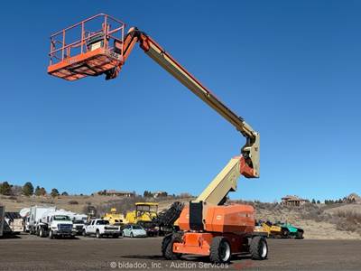 2015 JLG 800AJ 80' 4WD Diesel Articulating Boom Lift Man Aerial Platform bidadoo