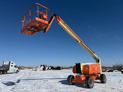 2014 JLG 800AJ 80' 4WD Diesel Articulating Boom Lift Man Aerial Platform bidadoo
