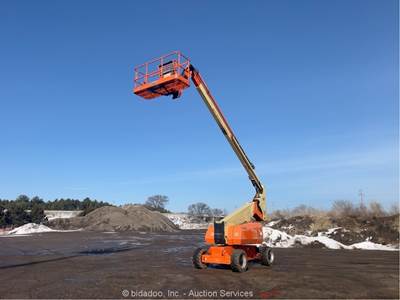 2016 JLG 800AJ 80' 4WD Diesel Articulating Boom Lift Man Aerial Platform bidadoo