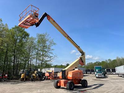 2012 JLG 800AJ 80' 4WD Articulating Boom Lift Aerial Platform SkyPower bidadoo