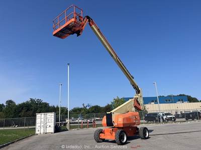 2015 JLG 800AJ 80’ 4WD Dual Fuel Articulating Boom Lift Man Aerial Jib bidadoo