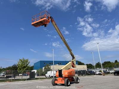 2015 JLG 800AJ 80’ 4WD Dual Fuel Articulating Boom Lift Man Aerial Jib bidadoo