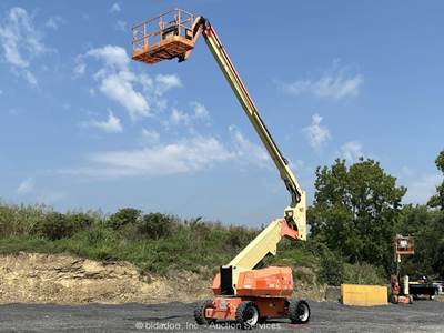 2014 JLG 800AJ 80' 4WD Diesel Articulating Boom Lift Man Aerial Platform bidadoo