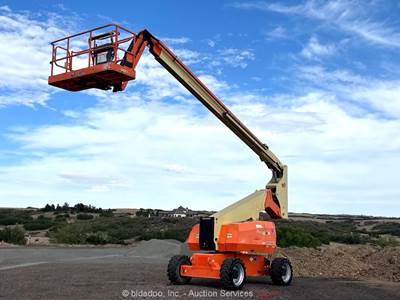 2017 JLG 800AJ 80' 4WD Diesel Articulating Boom Lift Man Aerial Platform bidadoo