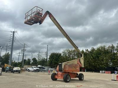 2016 JLG 800AJ 80' 4WD Diesel Articulating Boom Lift Man Platform Aerial bidadoo