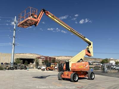 2016 JLG 800AJ 80' 4WD Diesel Articulating Boom Lift Man Aerial bidadoo