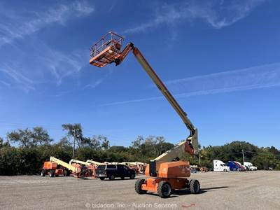 2016 JLG 800AJ 80' 4WD Diesel Articulating Boom Lift Man Aerial Platform bidadoo