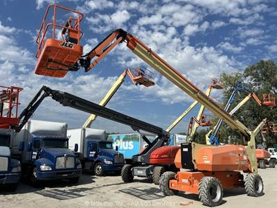 2017 JLG 800AJ 80' 4WD Diesel Articulating Boom Lift Man Aerial Platform bidadoo