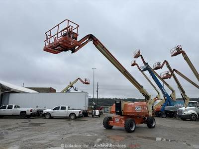 2017 JLG 800AJ 80' 4WD Diesel Articulating Boom Lift Man Aerial Platform bidadoo