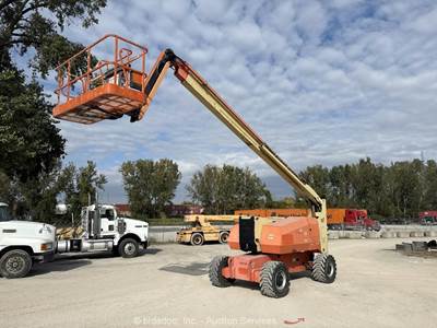 2013 JLG 800AJ 80’ 4WD Diesel Articulating Boom Lift Man Platform Aerial bidadoo
