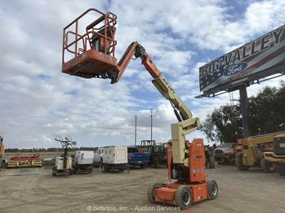 2018 JLG E300AJP 30' Electric Articulating Boom Lift Man Aerial Platform bidadoo