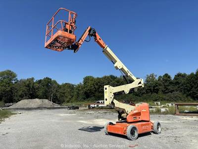 2013 JLG E400AJP 40’ Electric Articulating Boom Lift Man Aerial Platform bidadoo