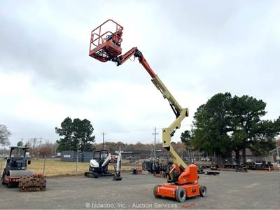 2013 JLG E400AJPN 40' Electric Articulating Boom Lift Man Aerial Manlift bidadoo