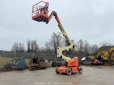 2015 JLG E400AJPN 40' Electric Articulating Boom Lift Man Aerial Work bidadoo