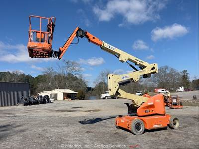 2013 JLG E400AJPN 40' Electric Articulating Boom Lift Platform Aerial bidadoo