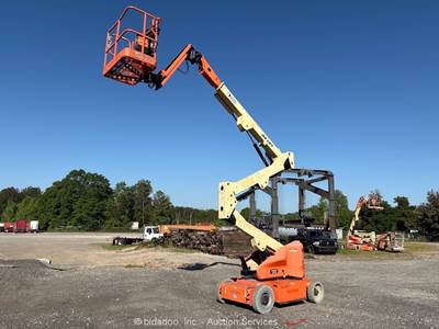 2014 JLG E400AJPN 40' Electric Articulating Boom Lift Man Aerial Jib bidadoo