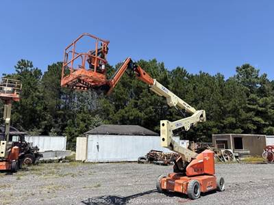2013 JLG E400AJPN 40' Electric Articulating Boom Lift Platform Aerial bidadoo