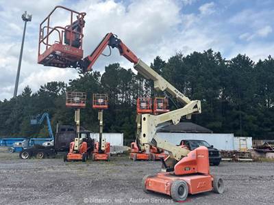 2013 JLG E400AJPN 40' Electric Articulating Boom Lift Platform Aerial bidadoo