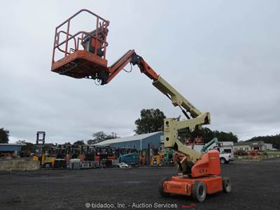 2014 JLG E400AJPN 40' Electric Articulating Boom Lift Man Aerial bidadoo -Repair