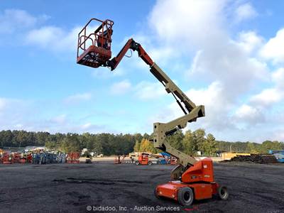 2017 JLG E400AJPN 40' Electric Articulating Boom Lift Aerial Platform bidadoo