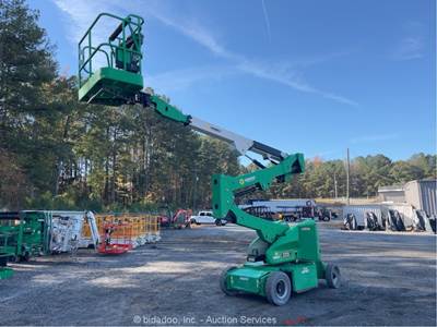 2016 JLG E400AN 40’ Electric Articulating Boom Lift Man Aerial Platform bidadoo