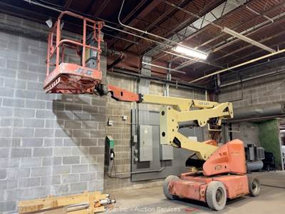 2001 JLG E400AN 40' Electric Articulating Boom Lift Man Aerial Platform bidadoo