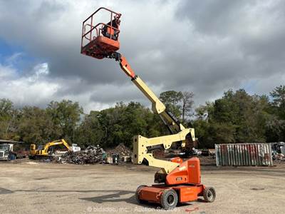 2014 JLG E400AN 40' Electric Articulating Boom Lift Man Aerial Platform bidadoo