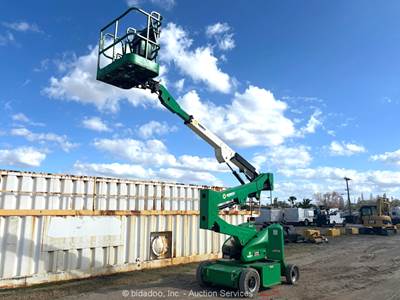 2018 JLG E400AN 40' Electric Articulating Boom Lift Man Aerial Platform bidadoo