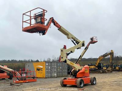 2014 JLG E450AJ 45' Electric Articulating Boom Lift Man Aerial Platform bidadoo