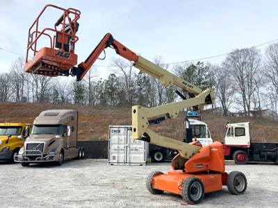 2017 JLG E450AJ 45' Electric Articulating Boom Lift Man Aerial Platform bidadoo