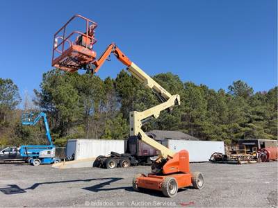 2013 JLG E450AJ 45' Electric Articulating Boom Lift Man Aerial Platform bidadoo