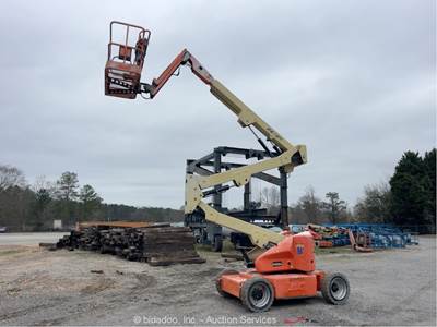 2012 JLG E450AJ 45' Electric Articulating Boom Lift Man Aerial Platform bidadoo